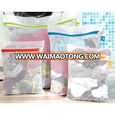 large cheap washing nylon mesh zipper laundry bag