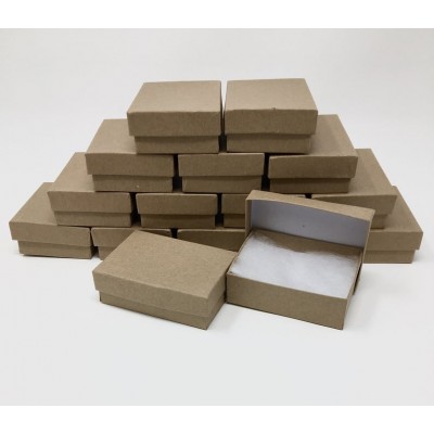 Kraft Boxes Cotton Filled Boxes brown recycled paper cardboard