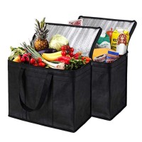 Customized logo printed reusable eco-friendly non woven lunch thermal bag food delivery,cooler bags for food delivery